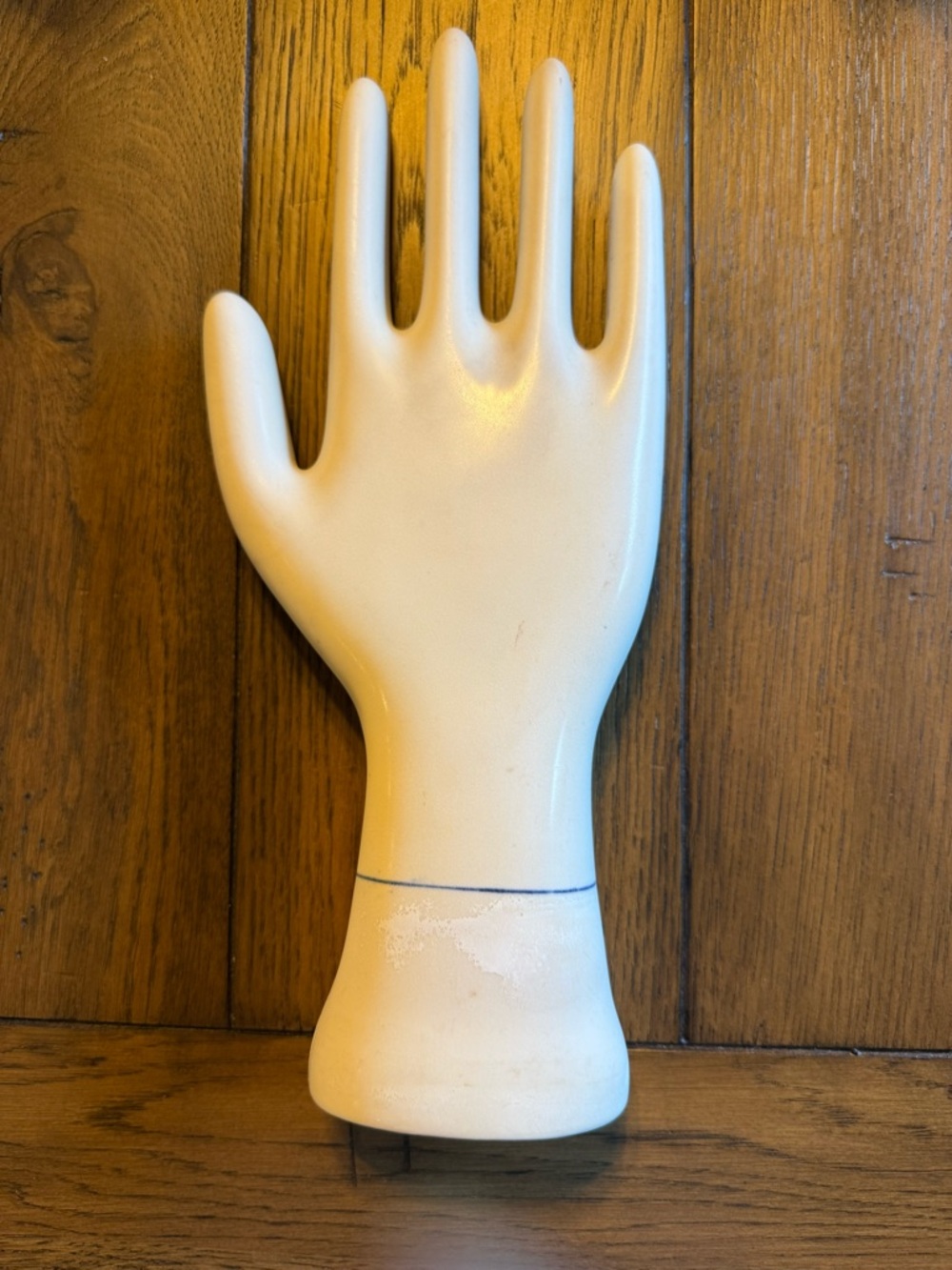 General Porcelain vintage glove mold large 1993 industrial hand industrial - Picture 3 of 7